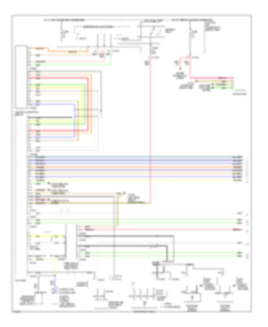 Base Radio Wiring Diagram Except Convertible with CCC  M ASK 1 of 2 for BMW 328i 2009
