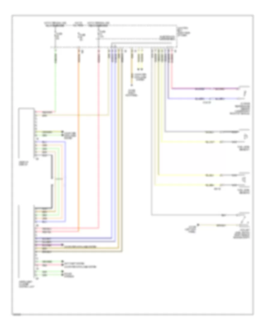 Instrument Cluster Wiring Diagram for BMW 535i GT 2011