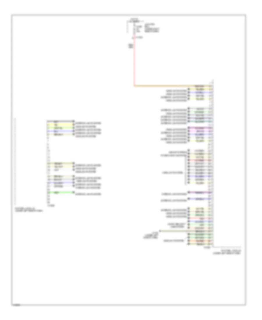 Body Control Modules Wiring Diagram 1 of 2 for BMW 135is 2013