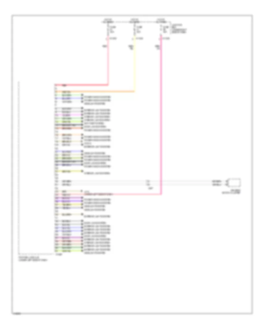 Body Control Modules Wiring Diagram (2 of 2) for BMW 135is 2013