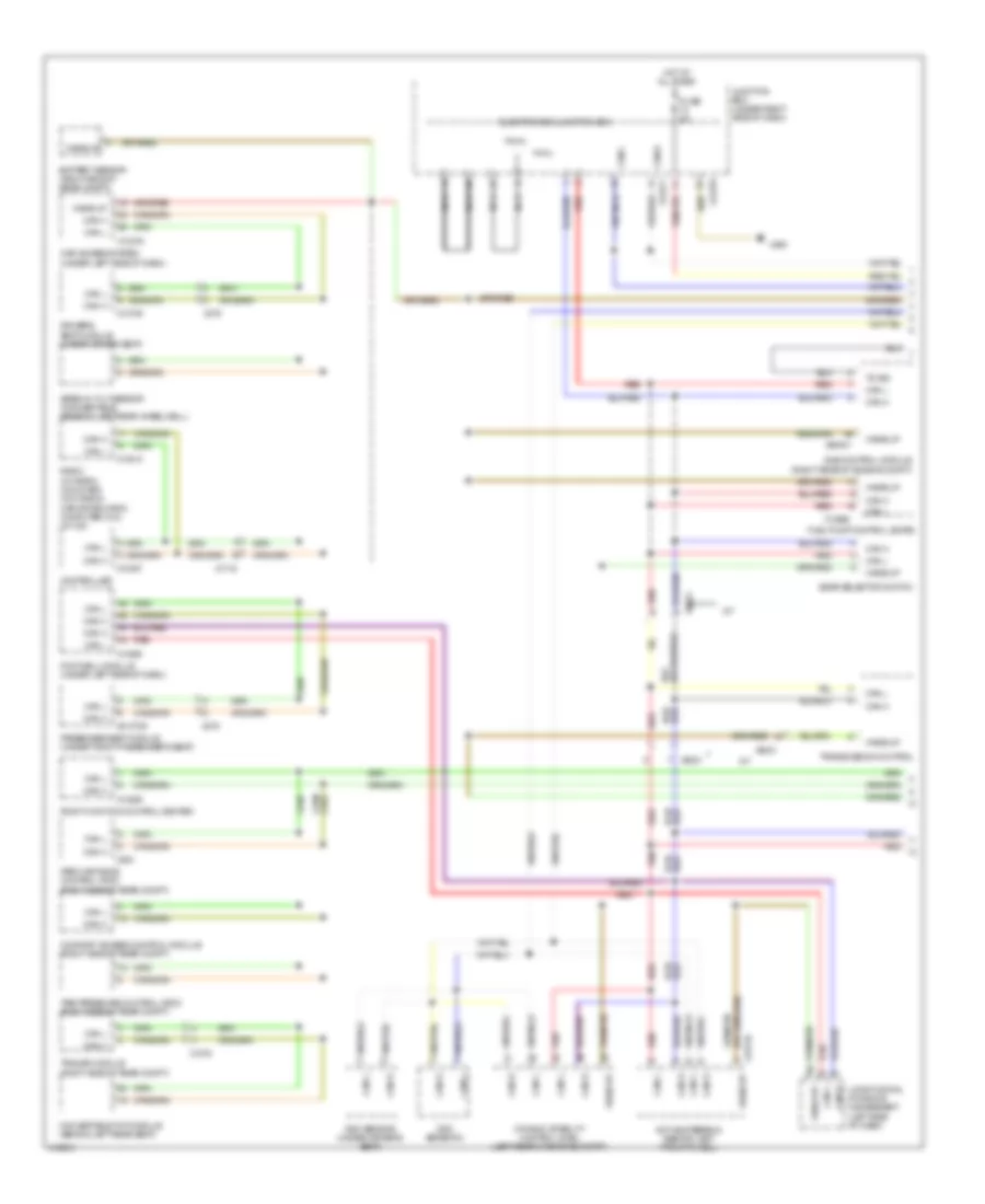 Computer Data Lines Wiring Diagram 1 of 2 for BMW 135is 2013