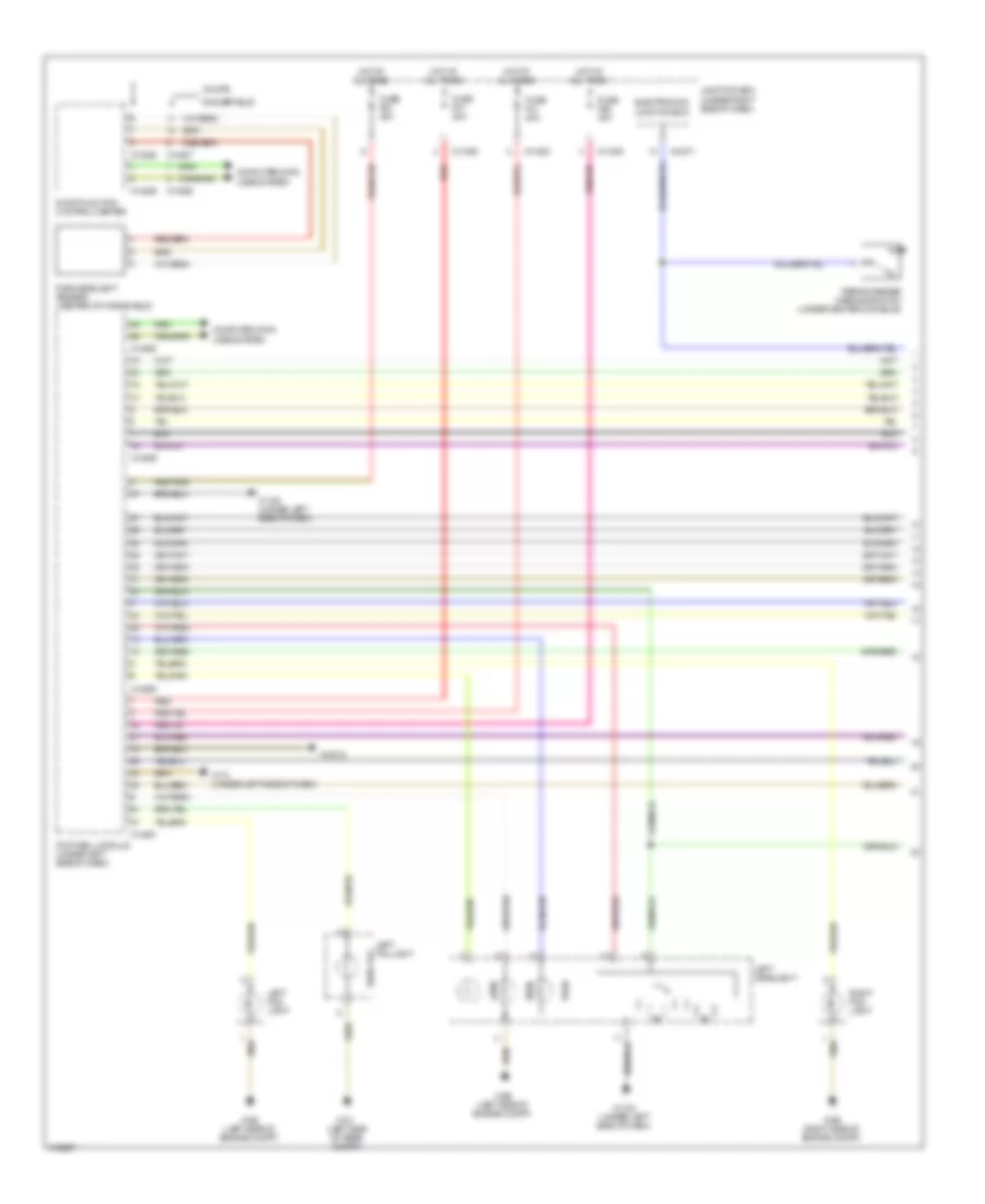 Adaptive Front Lighting Wiring Diagram 1 of 2 for BMW 135is 2013