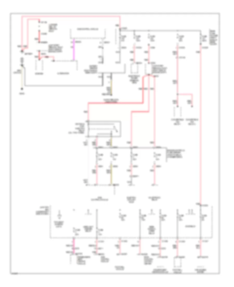 Power Distribution Wiring Diagram 1 of 5 for BMW 135is 2013