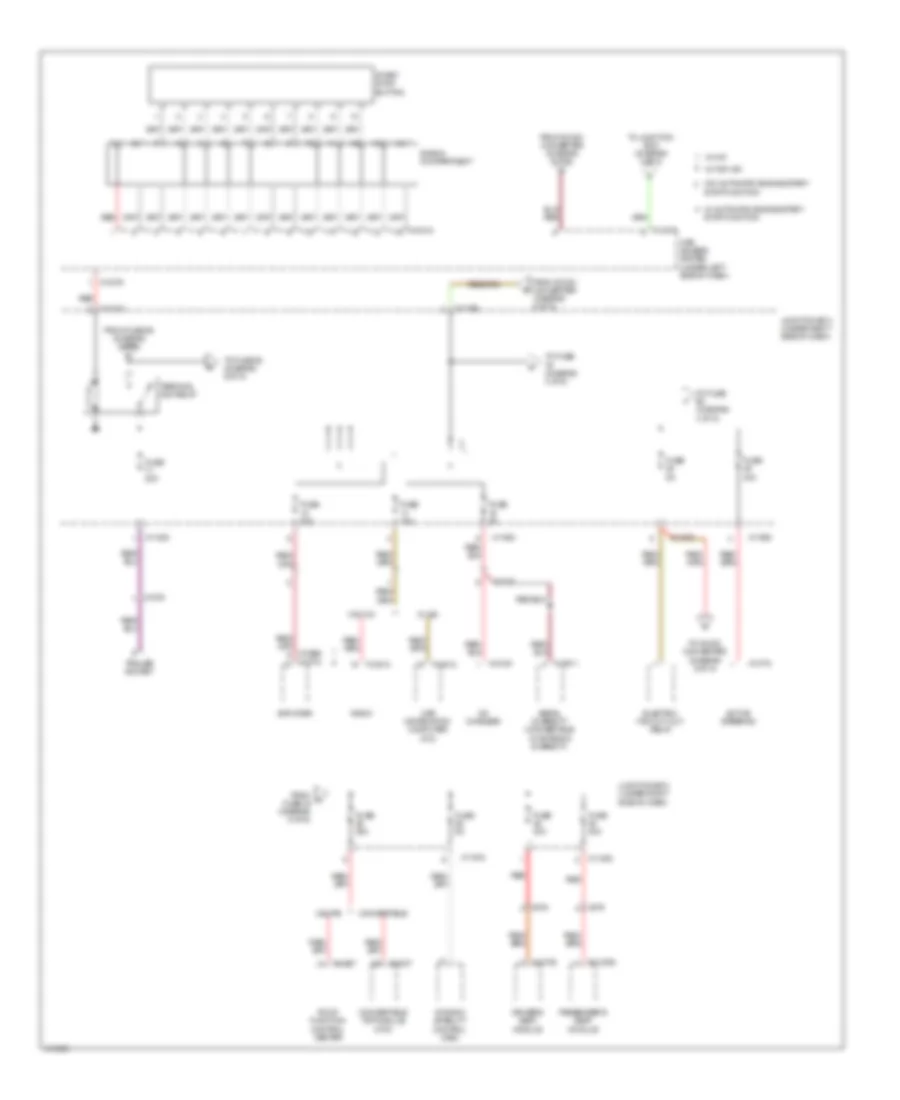 Power Distribution Wiring Diagram (3 of 5) for BMW 135is 2013