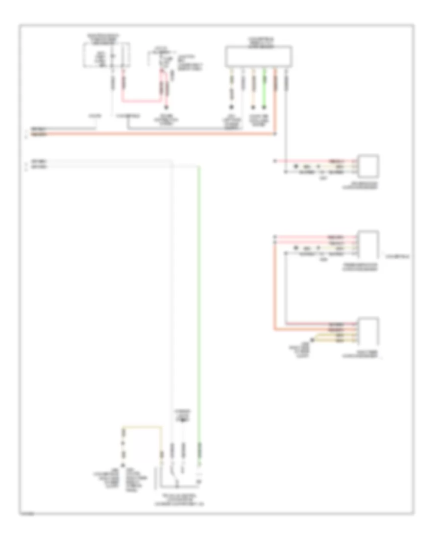 Power Door Locks Wiring Diagram (3 of 3) for BMW 135is 2013