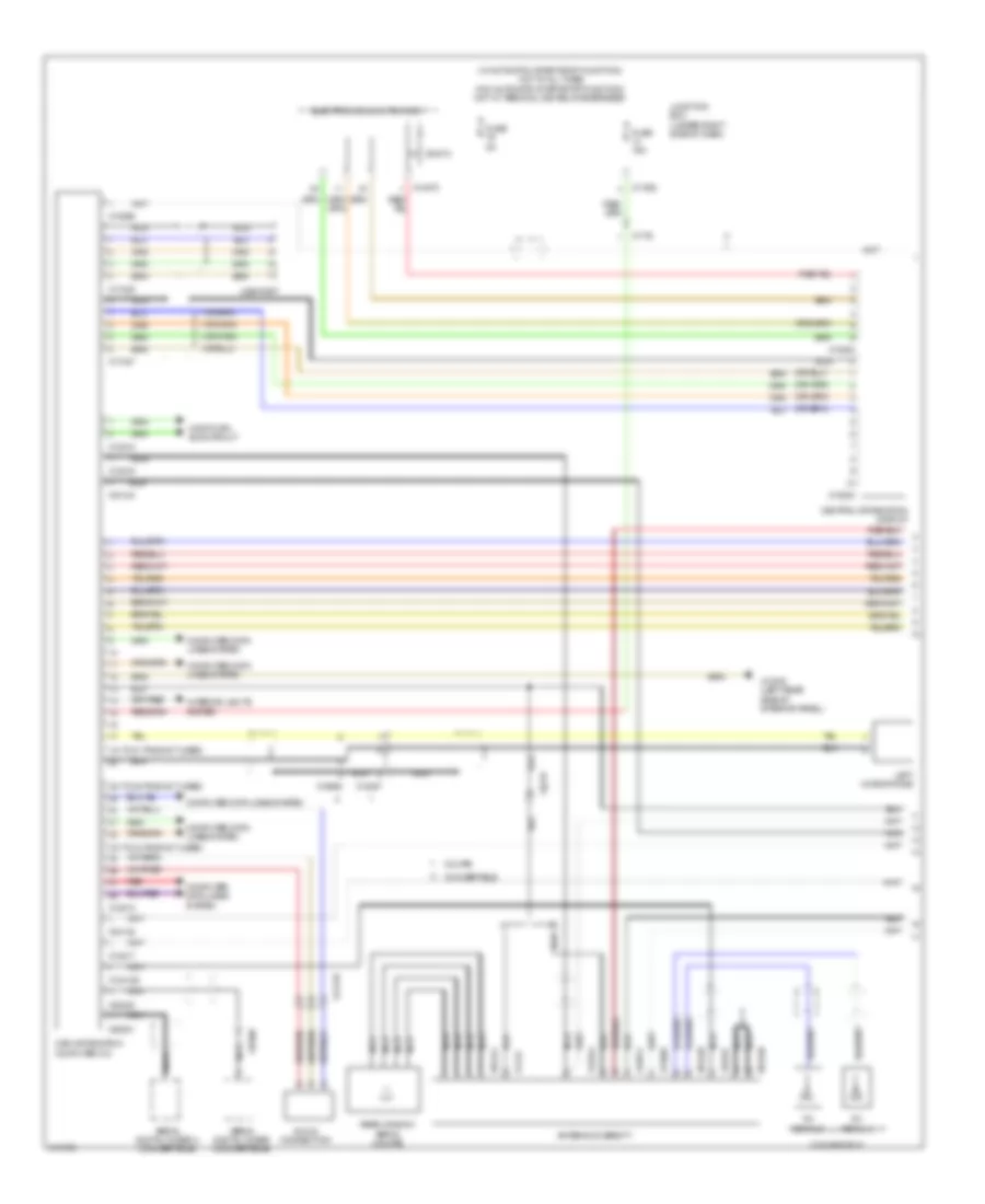 Base Radio Wiring Diagram with CIC 1 of 2 for BMW 135is 2013