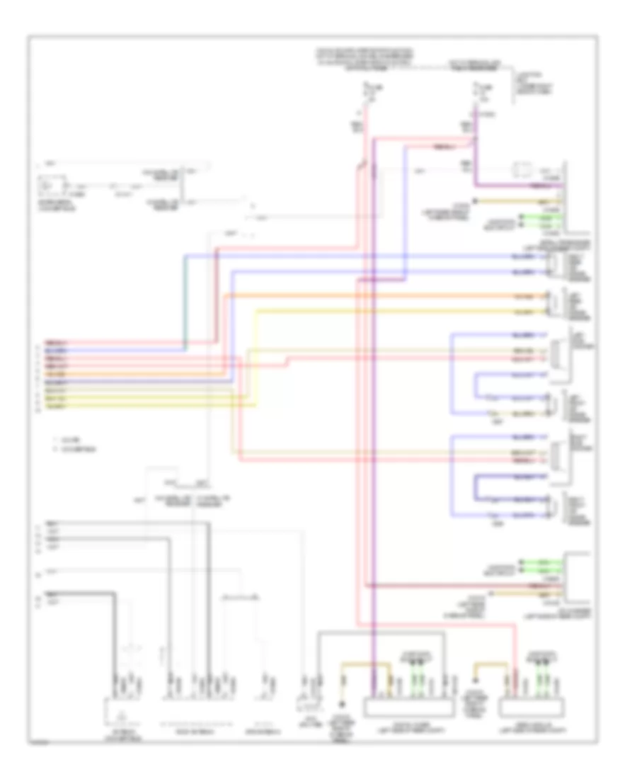 Base Radio Wiring Diagram, with CIC (2 of 2) for BMW 135is 2013