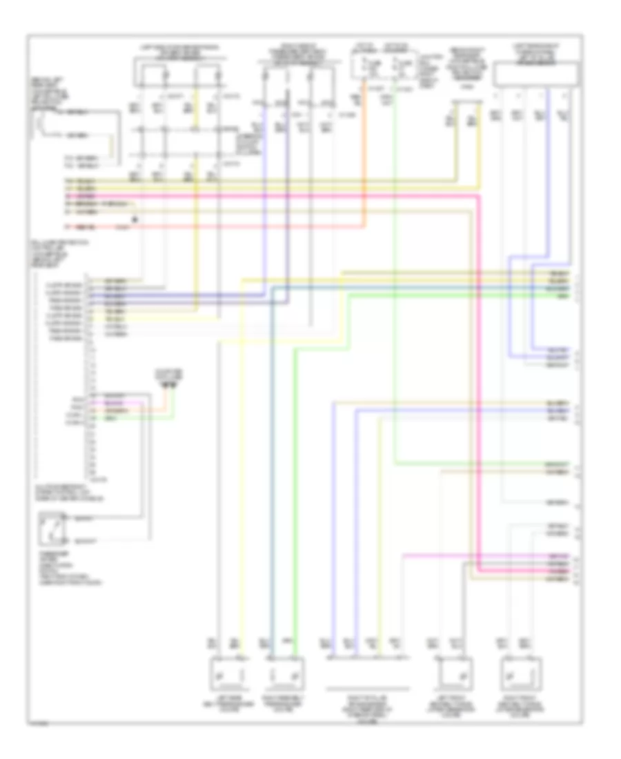 Supplemental Restraints Wiring Diagram 1 of 2 for BMW 135is 2013