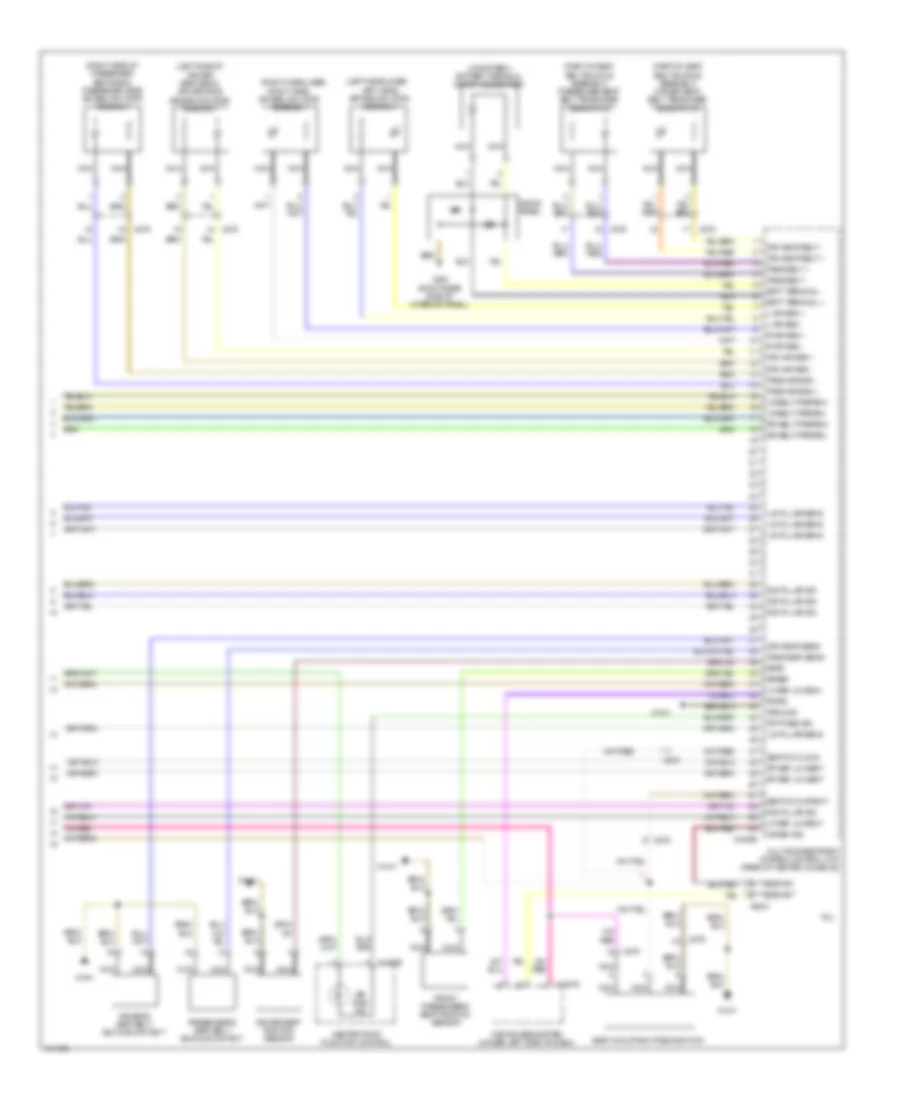 Supplemental Restraints Wiring Diagram 2 of 2 for BMW 135is 2013