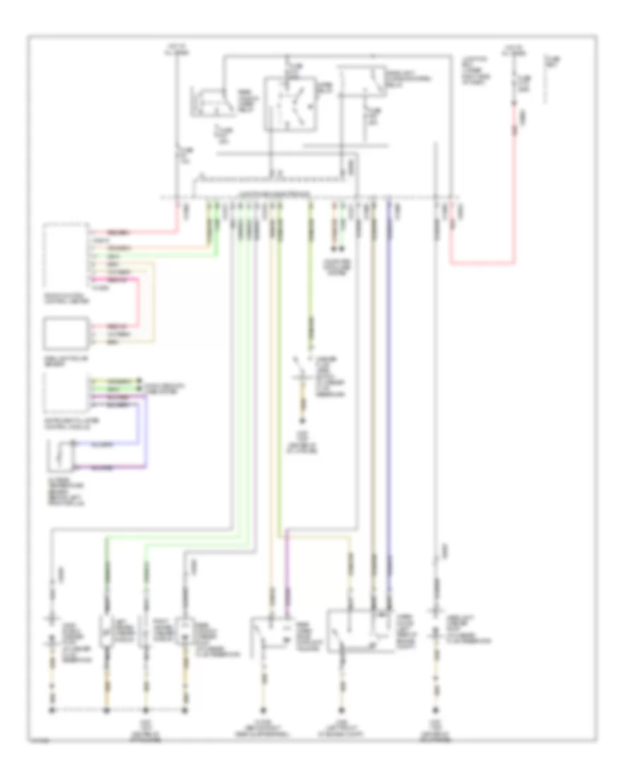 Wiper Washer Wiring Diagram for BMW X6 xDrive35i 2014