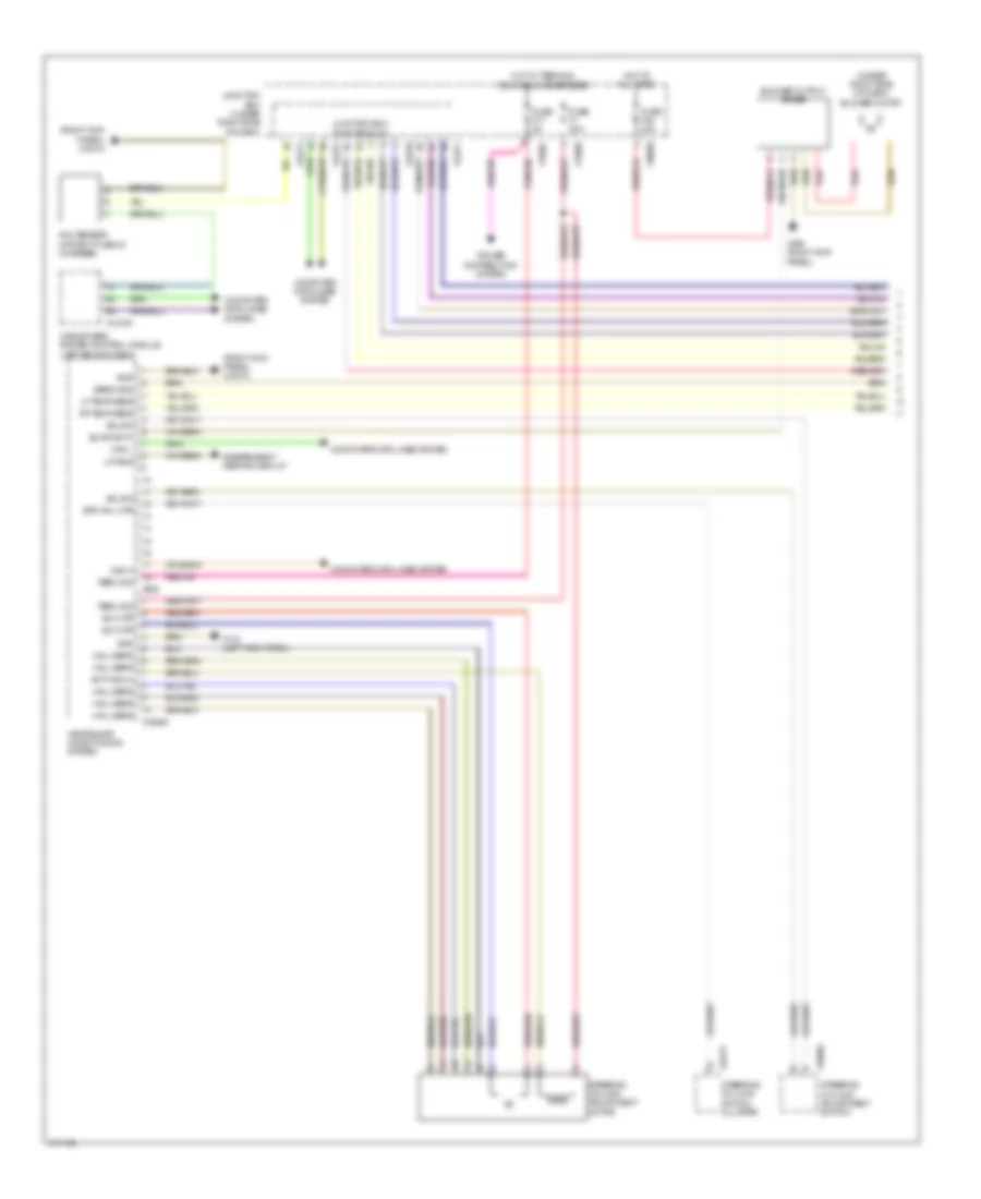 Automatic A C Wiring Diagram Except Basic with Rear Compartment Blower 1 of 4 for BMW X6 xDrive35i 2014