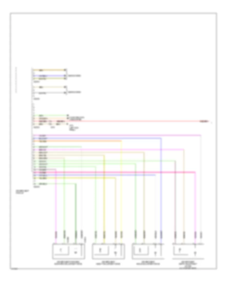 Driver s Memory Seat Wiring Diagram without Lumbar Support 1 of 2 for BMW X6 xDrive35i 2014