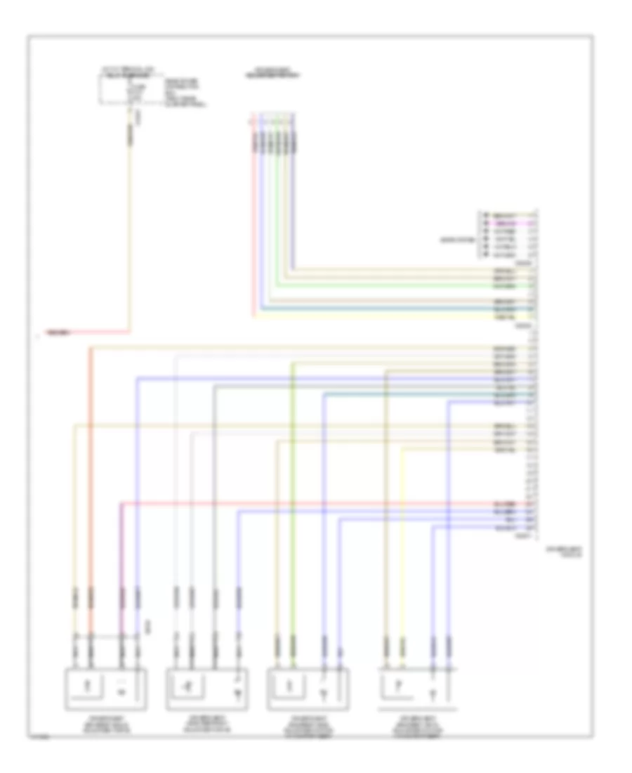 Driver s Memory Seat Wiring Diagram without Lumbar Support 2 of 2 for BMW X6 xDrive35i 2014