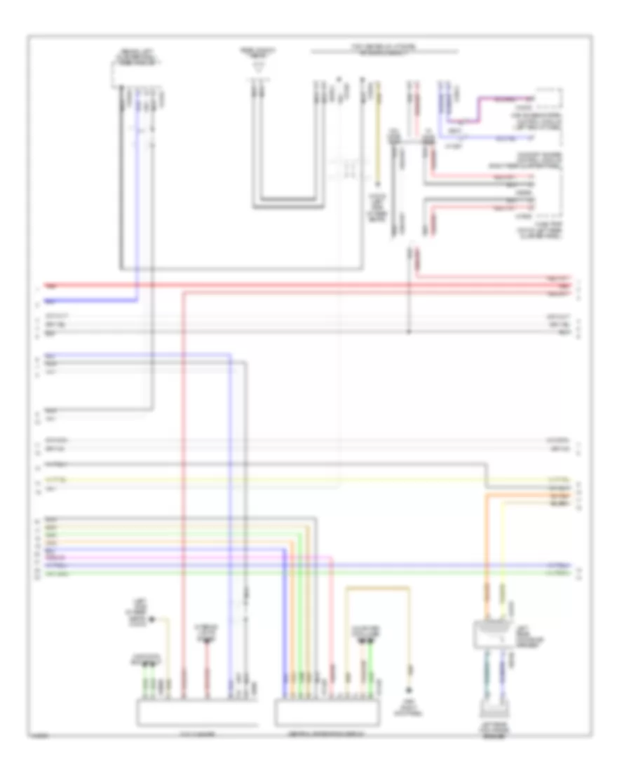 Navigation Wiring Diagram Hifi Radio without Active Sound Design 2 of 3 for BMW X6 xDrive35i 2014