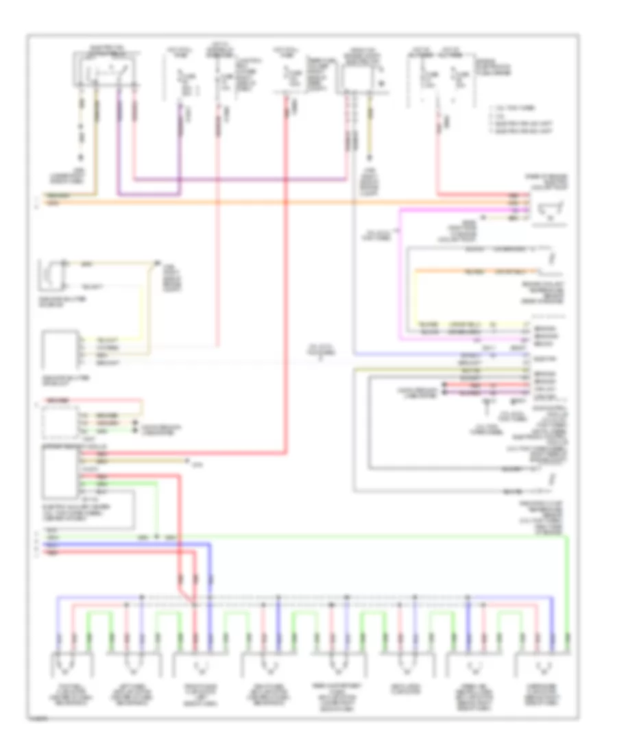Automatic A C Wiring Diagram 2 of 2 for BMW 328xi 2009