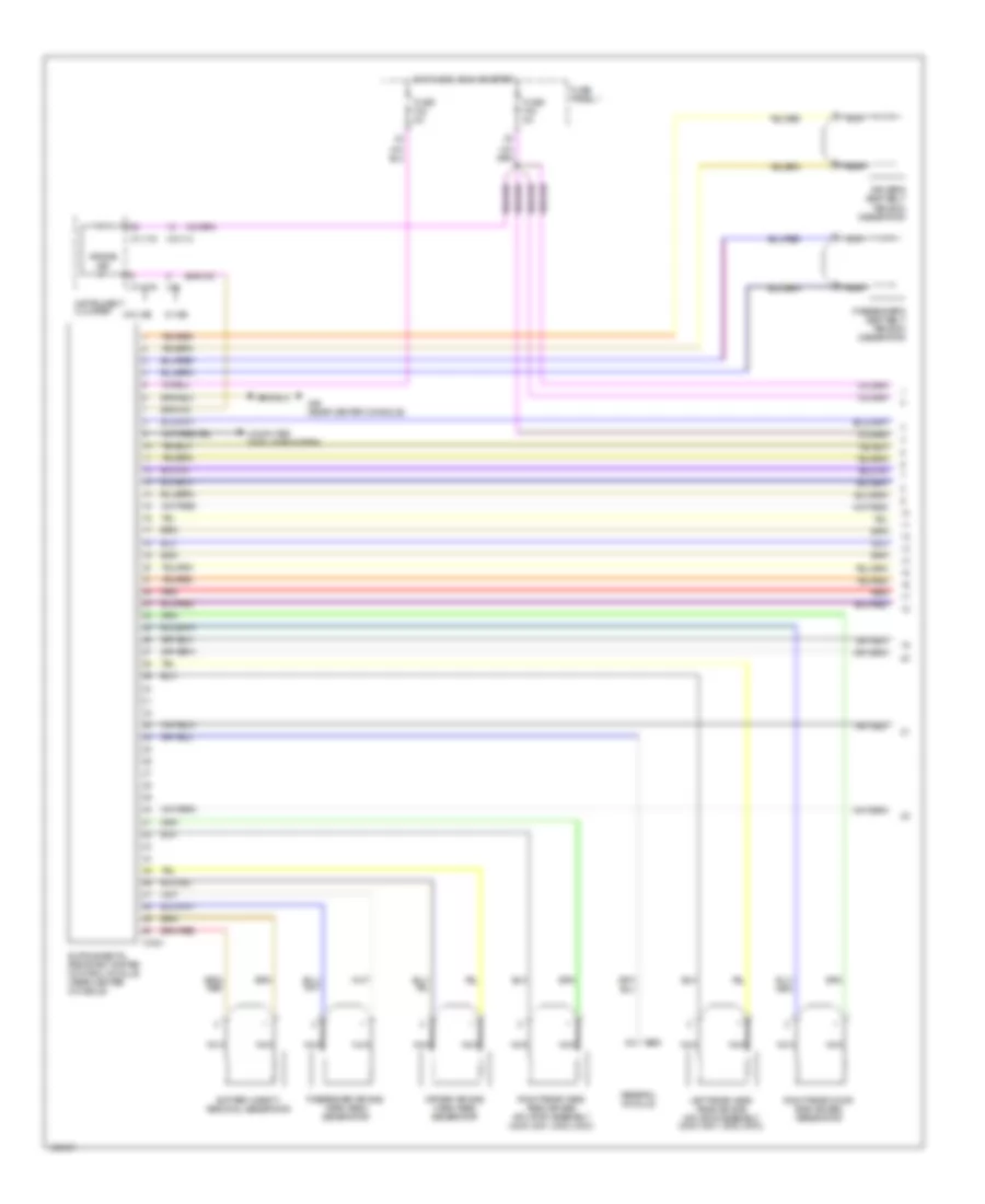 Supplemental Restraints Wiring Diagram 1 of 2 for BMW 540i 2002
