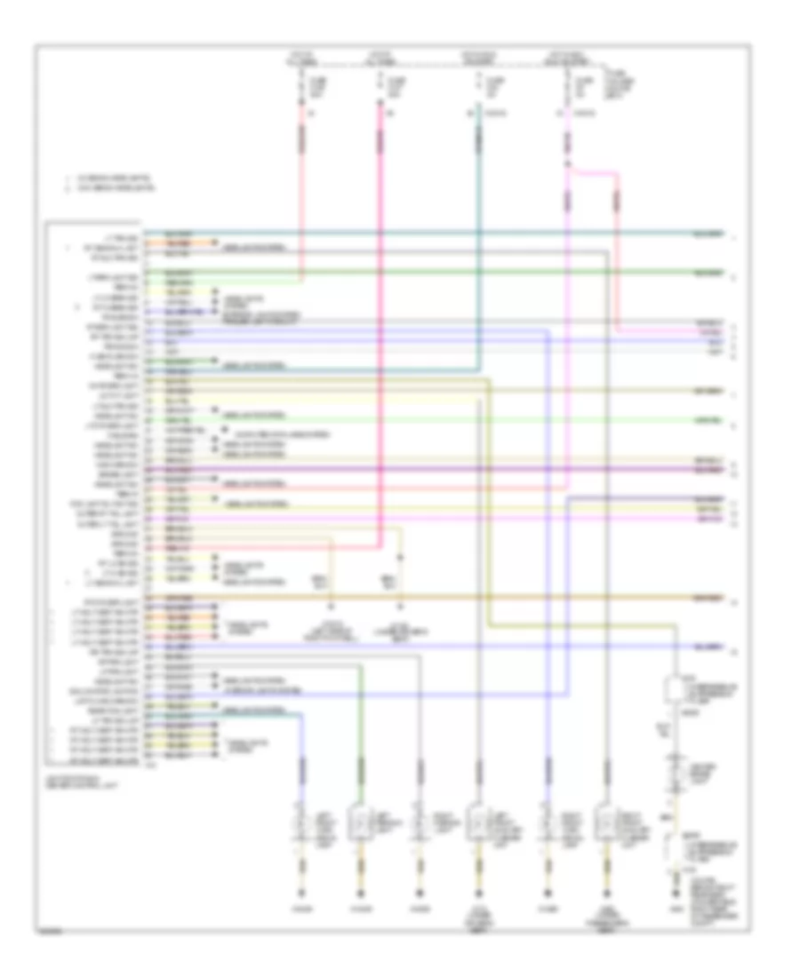 Exterior Lamps Wiring Diagram 1 of 2 for BMW 325Ci 2006