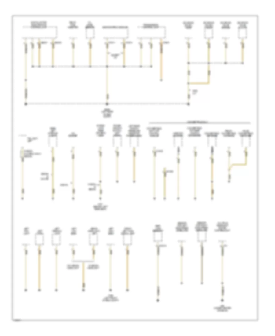 Ground Distribution Wiring Diagram 1 of 4 for BMW 325Ci 2006