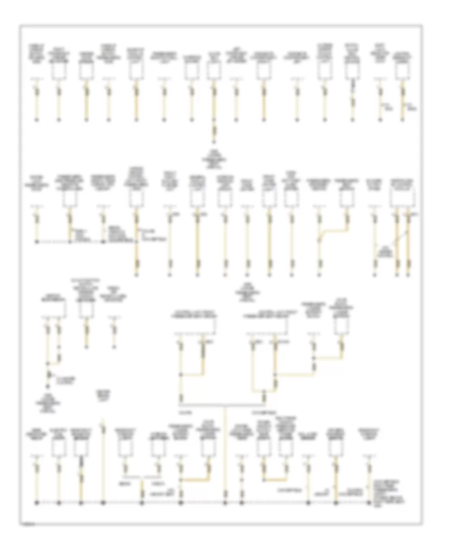 Ground Distribution Wiring Diagram 3 of 4 for BMW 325Ci 2006
