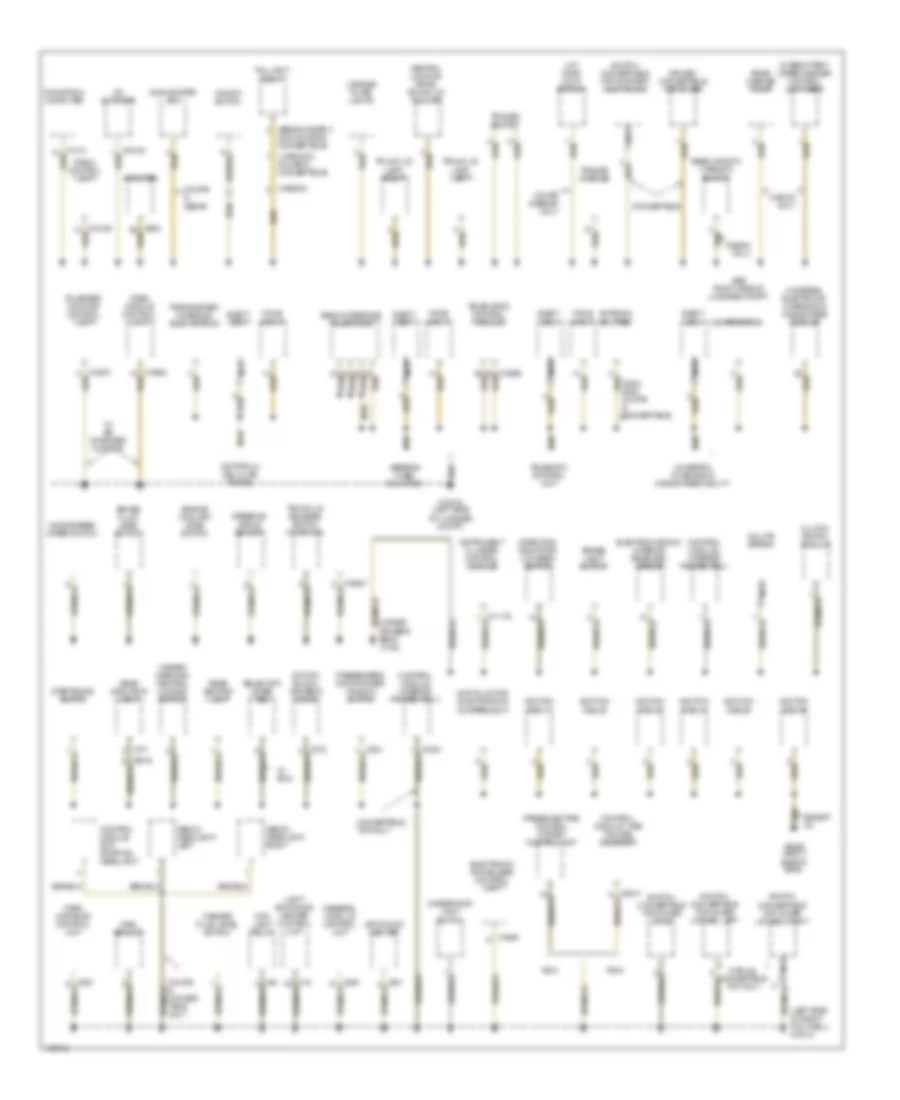 Ground Distribution Wiring Diagram (4 of 4) for BMW 325Ci 2006