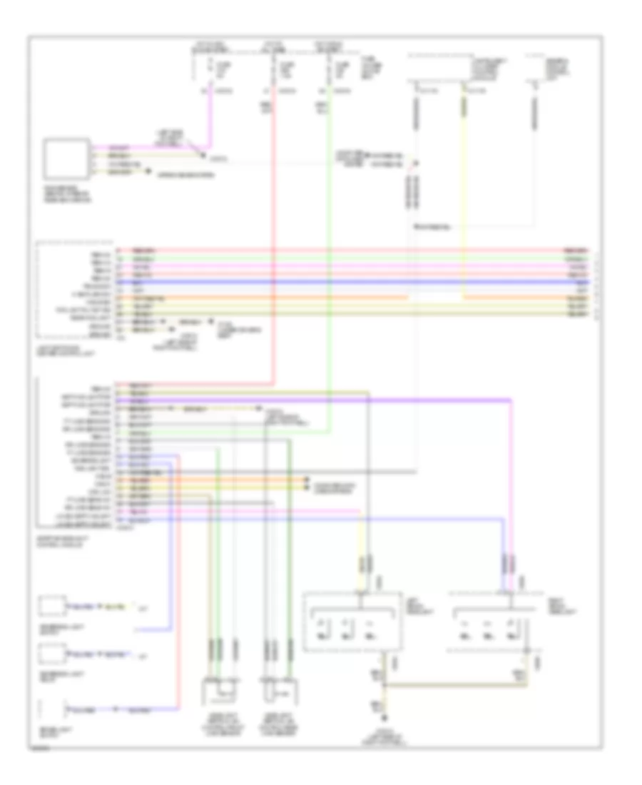 Adaptive Front Lighting Wiring Diagram 1 of 2 for BMW 325Ci 2006