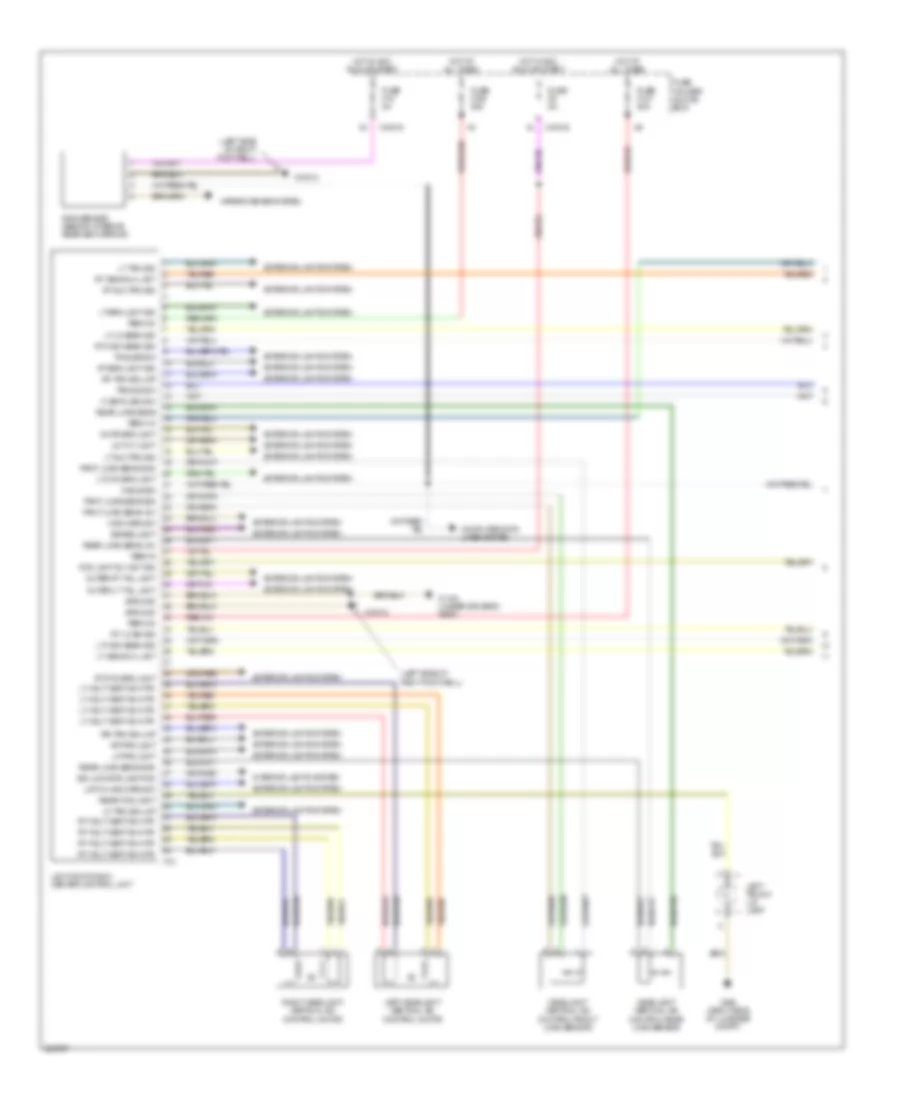 Headlamps Wiring Diagram with Xenon Lamps 1 of 2 for BMW 325Ci 2006