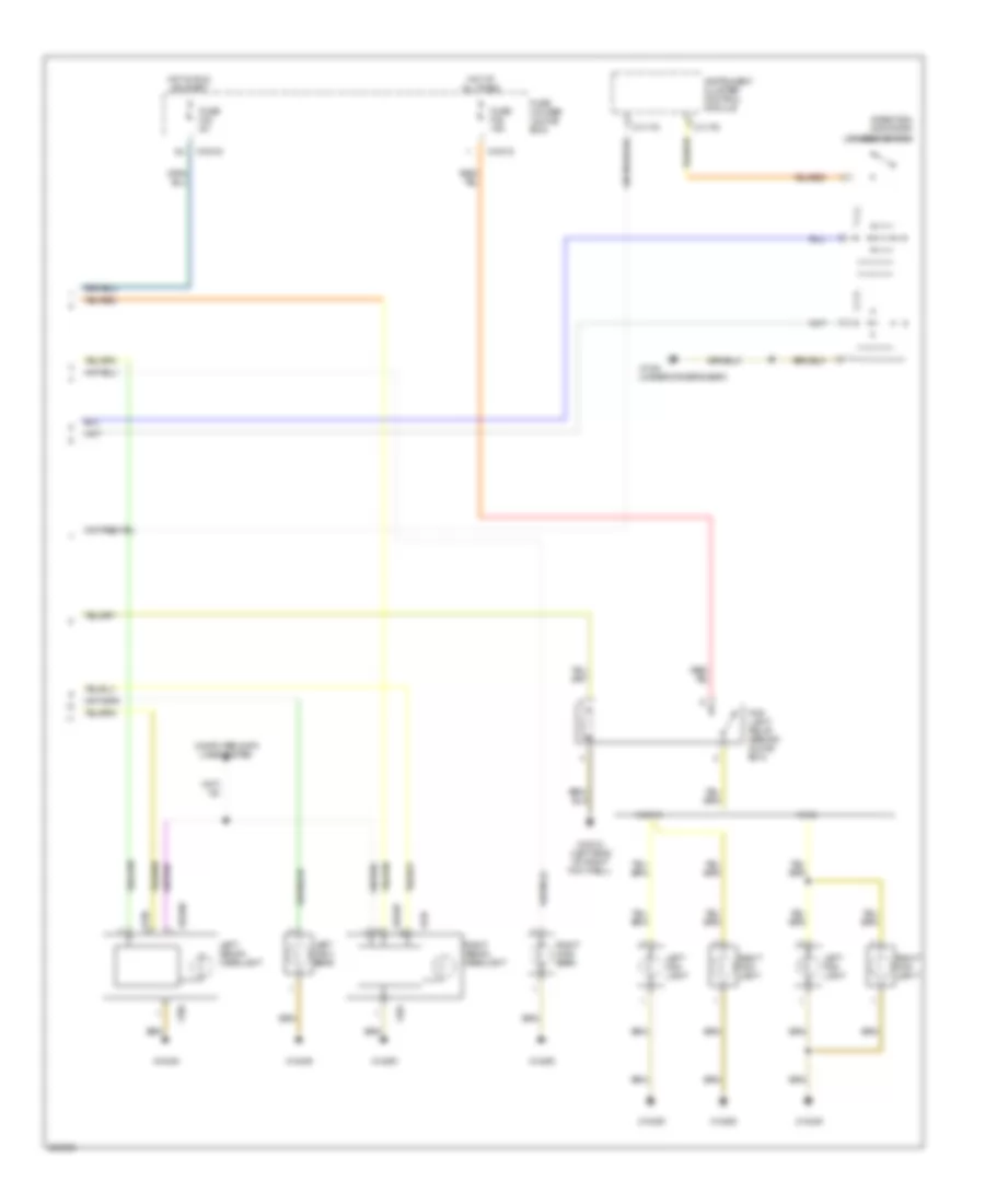 Headlamps Wiring Diagram with Xenon Lamps 2 of 2 for BMW 325Ci 2006