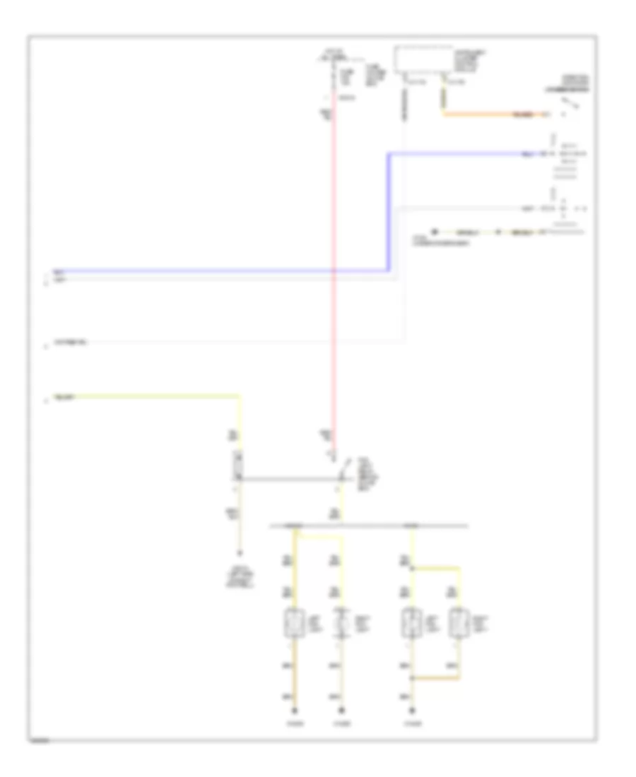 Headlamps Wiring Diagram without Xenon Lamps 2 of 2 for BMW 325Ci 2006