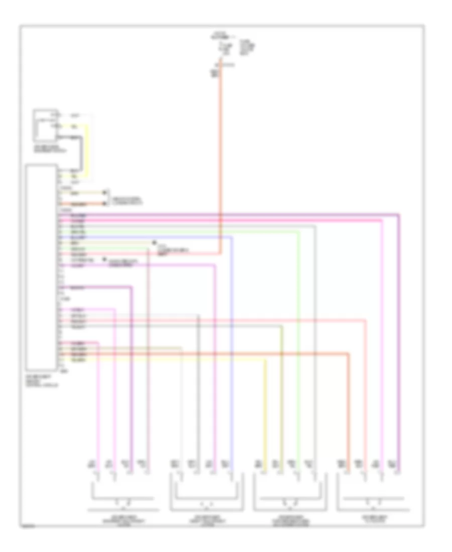 Driver s Memory Seat Wiring Diagram Except Convertible for BMW 325Ci 2006