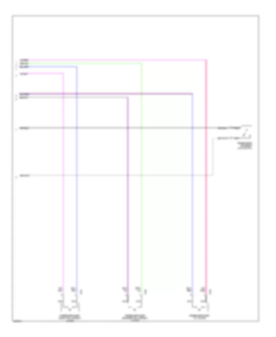 Passengers Memory Seat Wiring Diagram, Convertible (2 of 2) for BMW 325Ci 2006