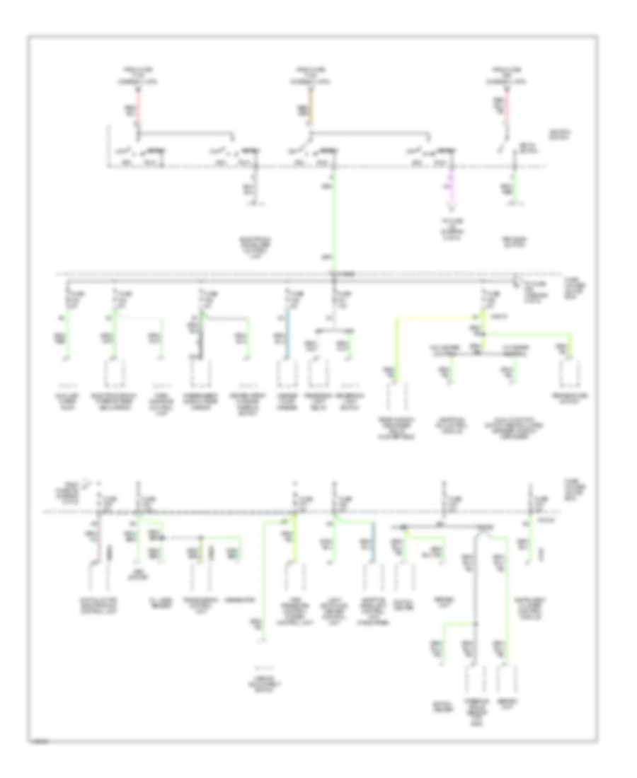 Power Distribution Wiring Diagram (5 of 6) for BMW 325Ci 2006