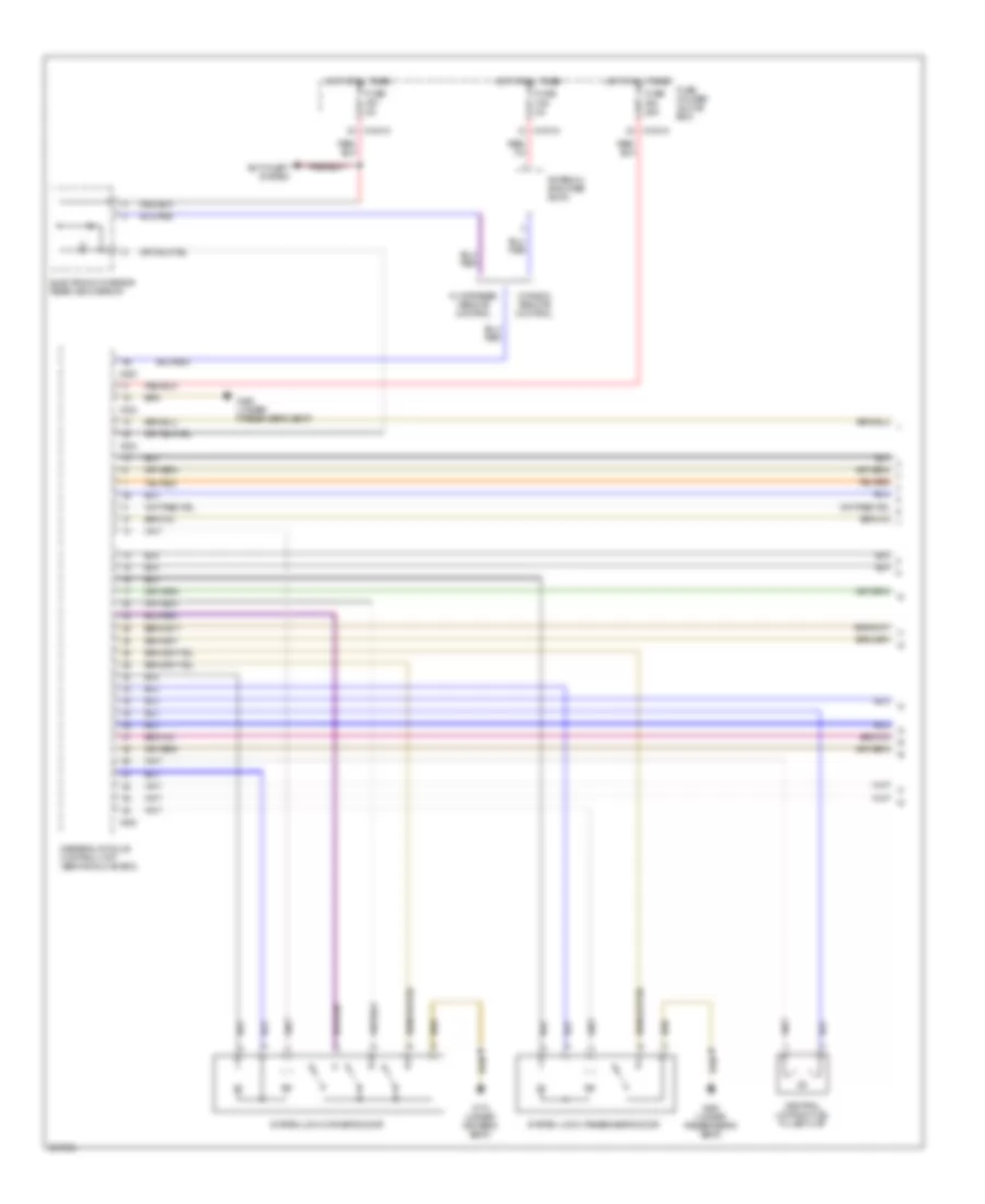 Power Door Locks Wiring Diagram 1 of 2 for BMW 325Ci 2006