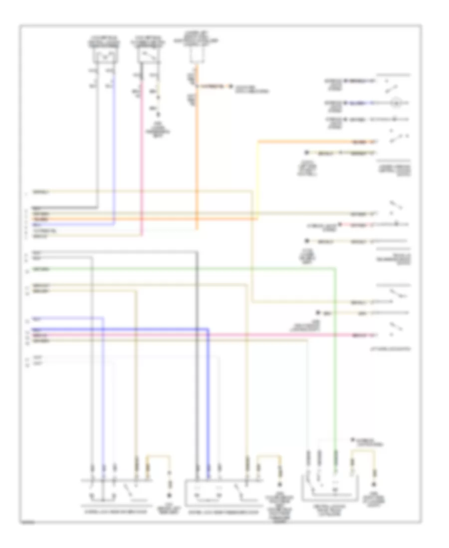 Power Door Locks Wiring Diagram 2 of 2 for BMW 325Ci 2006