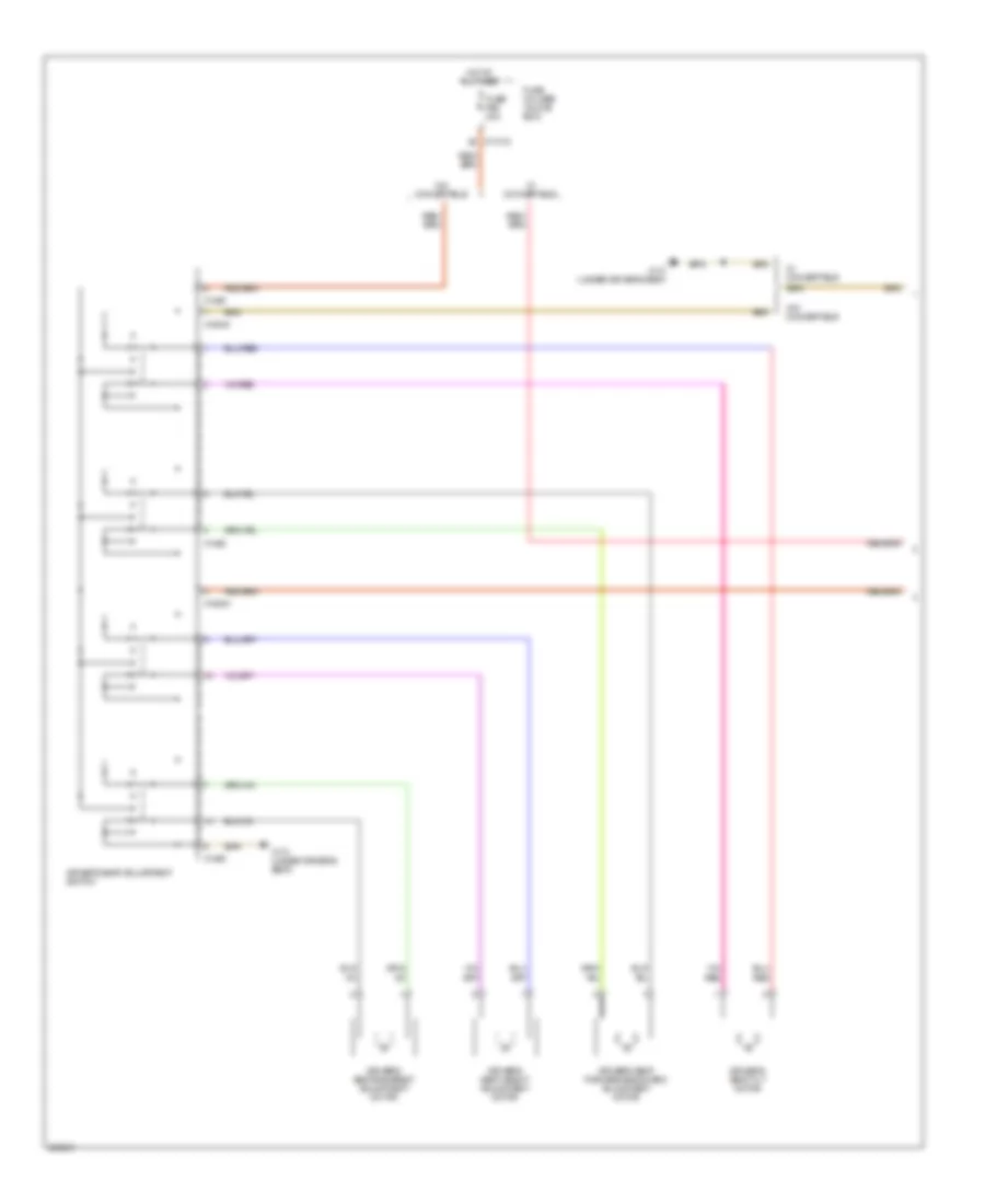 Driver Power Seat Wiring Diagram 1 of 2 for BMW 325Ci 2006