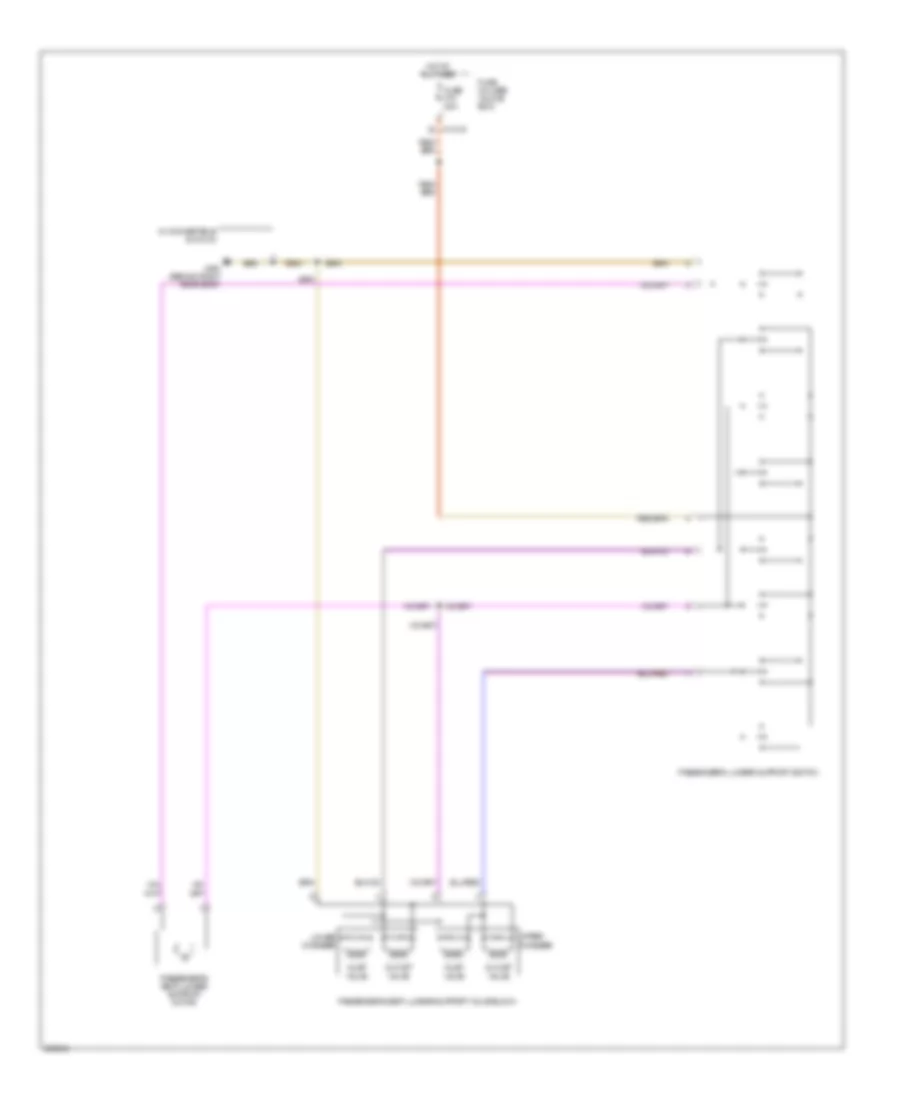 Passengers Lumbar Wiring Diagram for BMW 325Ci 2006