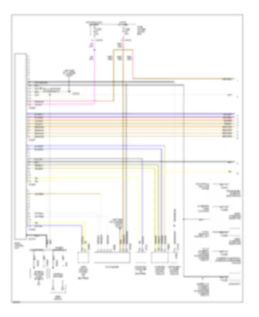 Radio Wiring Diagram, with HIFI Radio with Monitor (1 of 2) for BMW 325Ci 2006