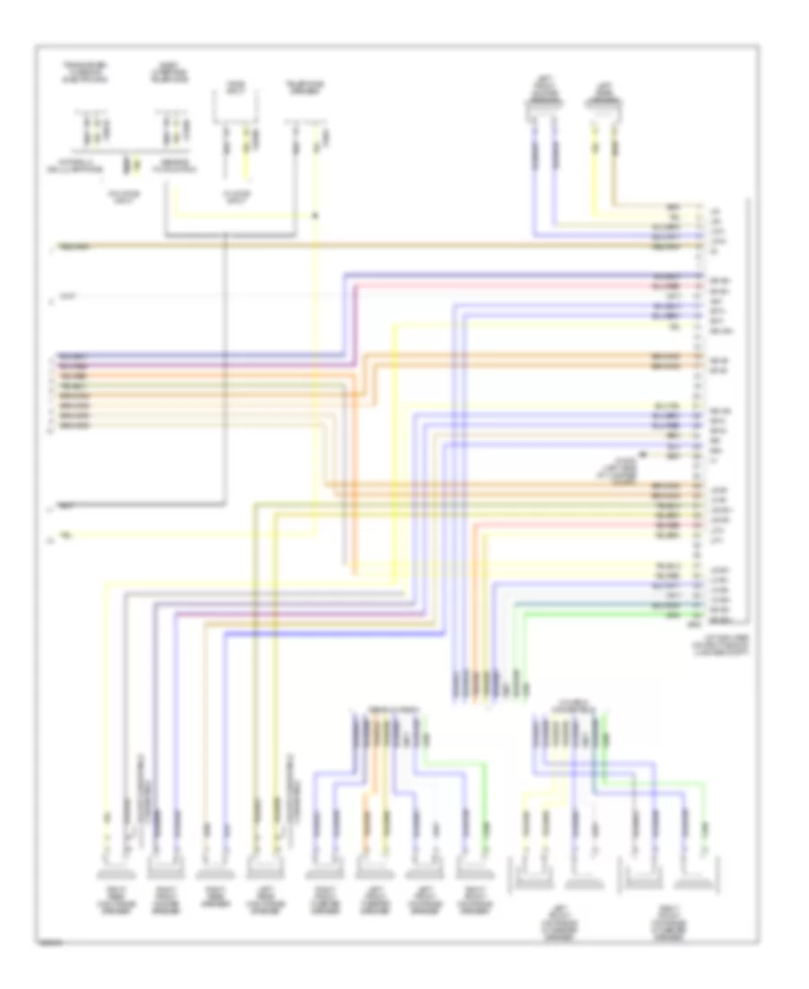 Radio Wiring Diagram, with HIFI Radio with Monitor (2 of 2) for BMW 325Ci 2006