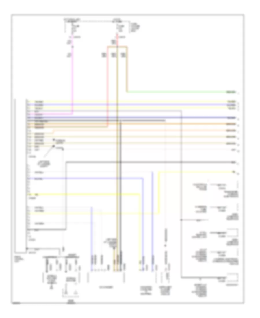 Radio Wiring Diagram, with HIFI Radio without Monitor (1 of 2) for BMW 325Ci 2006