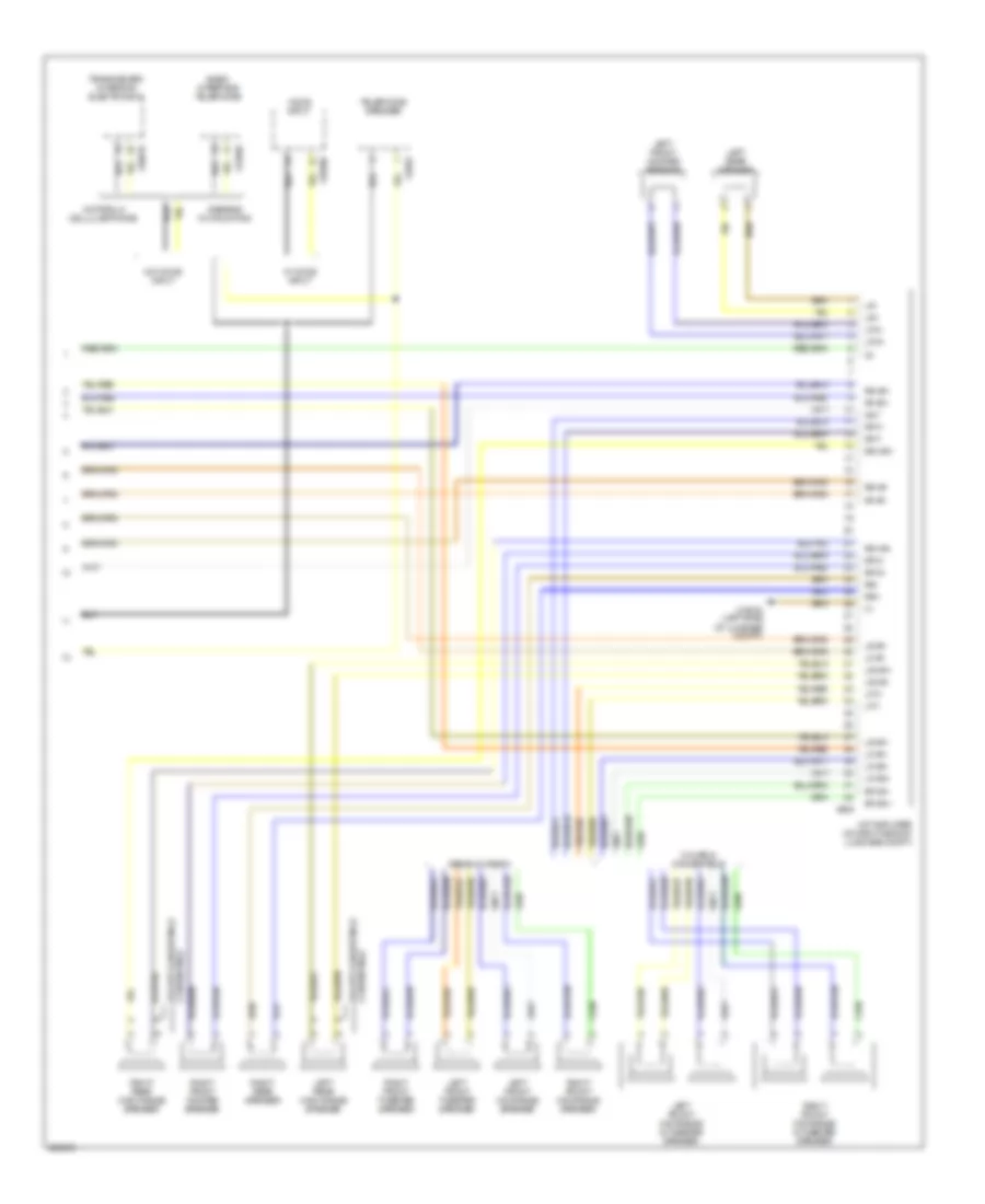 Radio Wiring Diagram, with HIFI Radio without Monitor (2 of 2) for BMW 325Ci 2006