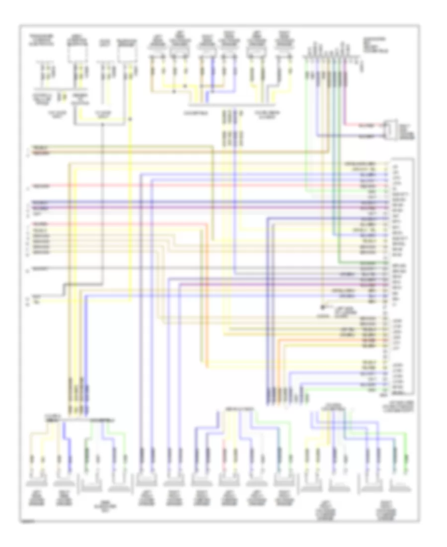 Radio Wiring Diagram, with Top HIFI Radio with Monitor (2 of 2) for BMW 325Ci 2006