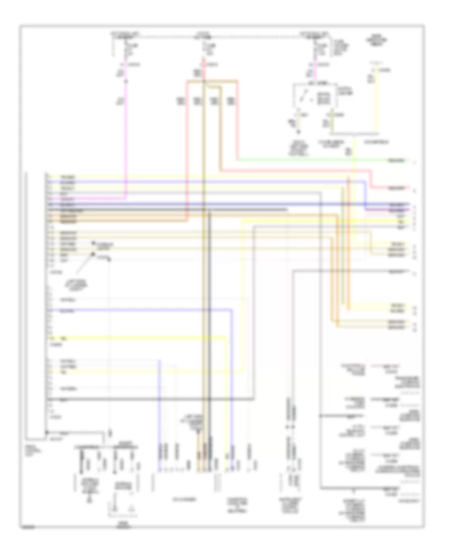 Radio Wiring Diagram, with Top HIFI Radio without Monitor (1 of 2) for BMW 325Ci 2006