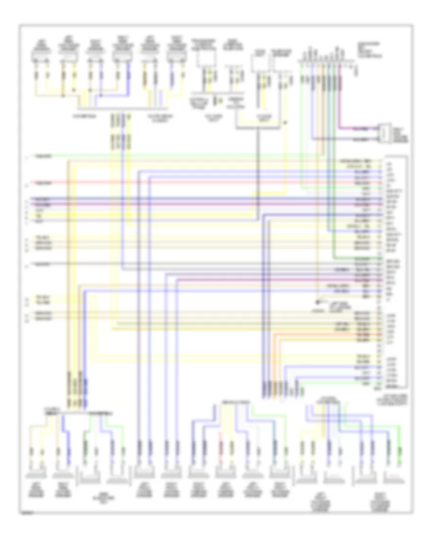 Radio Wiring Diagram, with Top HIFI Radio without Monitor (2 of 2) for BMW 325Ci 2006