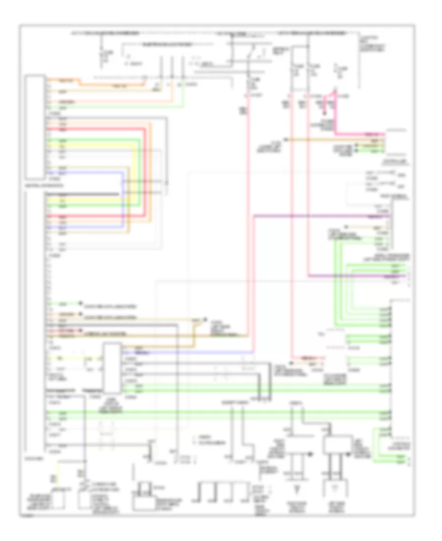 Premium Radio Wiring Diagram, with CCC, M-ASK  Top Hifi Radio (1 of 2) for BMW 335d 2009