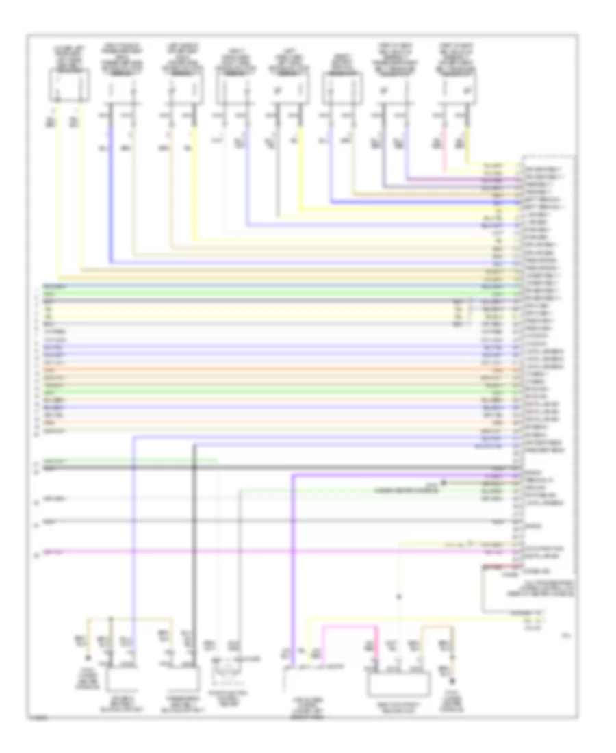 Supplemental Restraints Wiring Diagram (2 of 2) for BMW 335d 2009