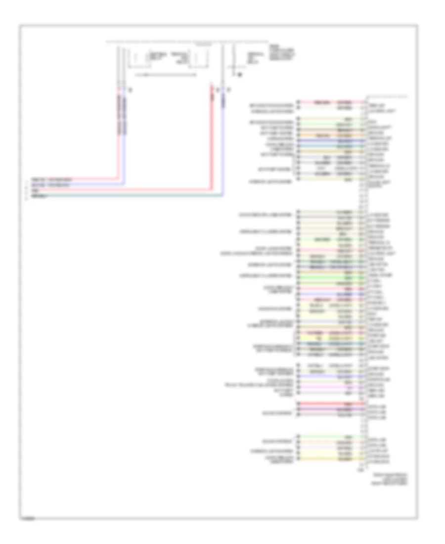 Front Electronic Control Module Wiring Diagram 3 of 3 for BMW 320i 2013