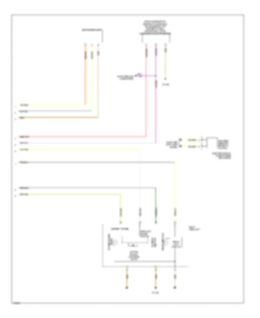 Headlamps Wiring Diagram, with Xenon Lamps (2 of 2) for BMW 320i 2013
