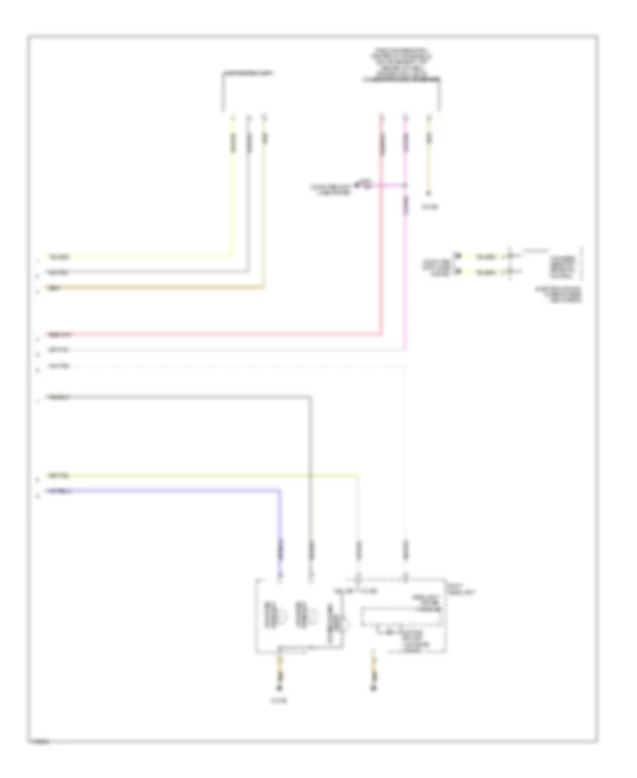 Headlamps Wiring Diagram, without Xenon Lamps (2 of 2) for BMW 320i 2013
