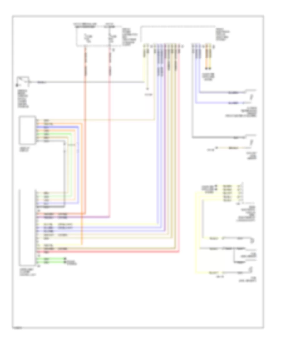 Instrument Cluster Wiring Diagram for BMW 320i 2013