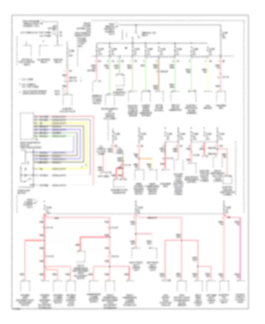 Power Distribution Wiring Diagram 2 of 4 for BMW 320i 2013