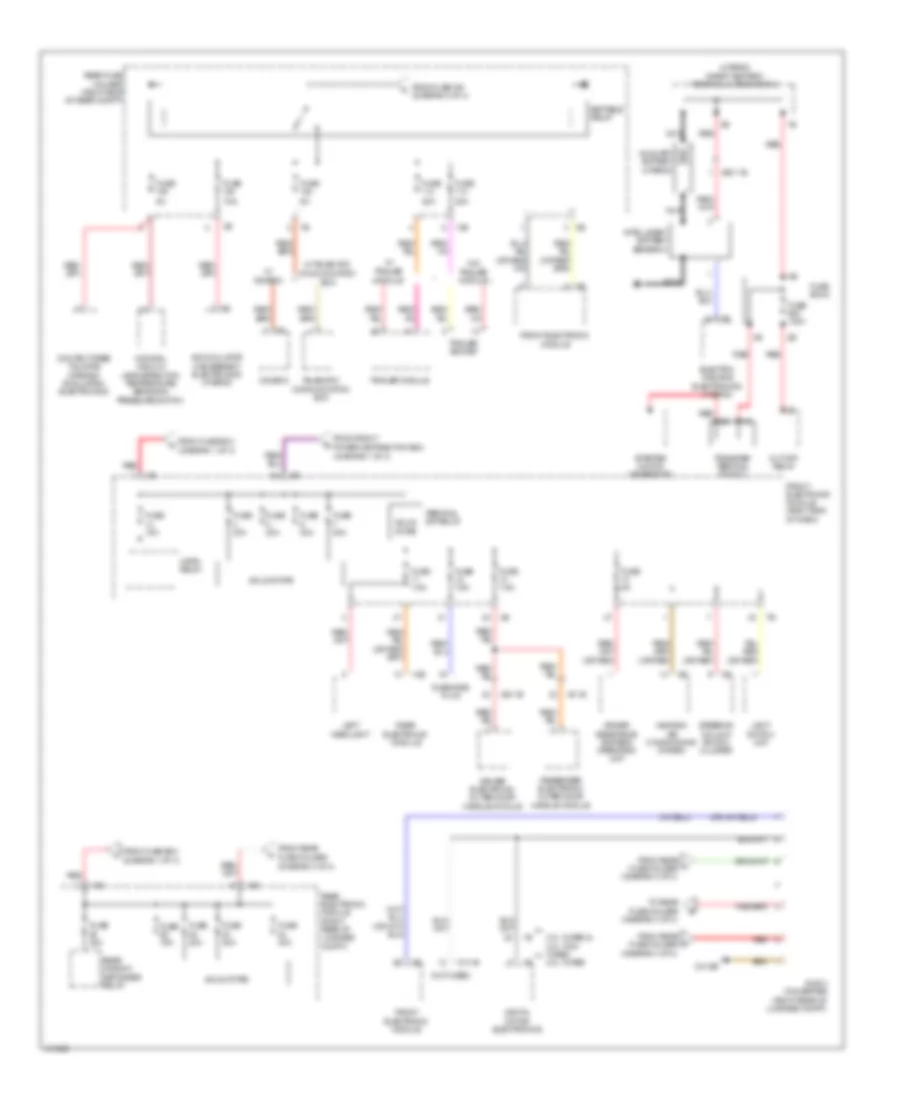 Power Distribution Wiring Diagram 4 of 4 for BMW 320i 2013